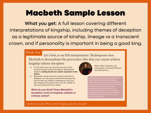 macbeth kingship thesis