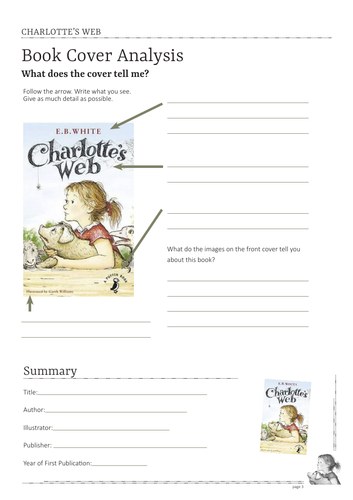 charlotte's web book report pdf