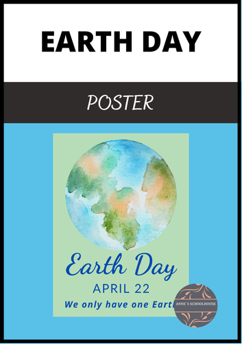 Earth Day: Poster/Wall Decor/Door Display