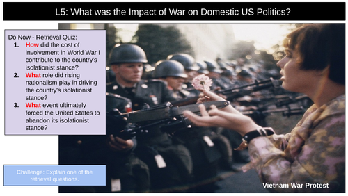 Impact of War on Domestic US Vietnam Korea