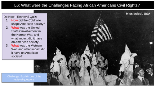 Challenges African Americans Civil Rights
