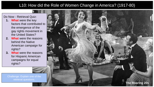 Role of Women Change America