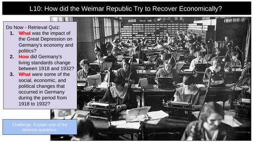 Weimar Republic Recover Economically