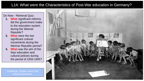 Post War education Germany