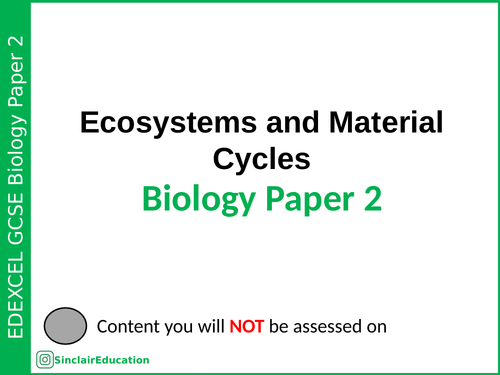 Edexcel GCSE Biology Paper 2 Summary PowerPoints | Teaching Resources