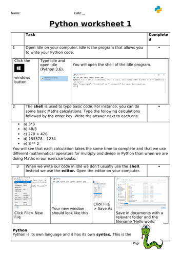 python homework sheet 2 answers