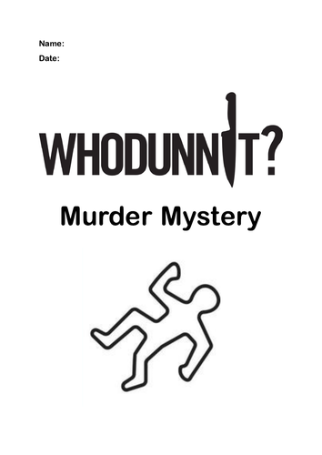 Murder Mystery - Comprehension, Analysis and Decoding Skills | Teaching
