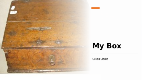 My Box by Gillian Clarke | Teaching Resources