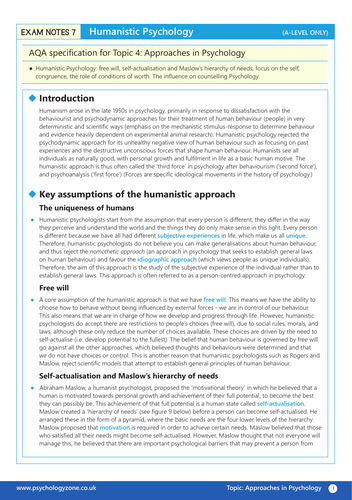 humanistic psychology research questions