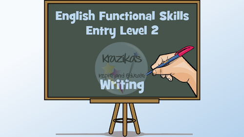 English Functional Skills - Entry Level 2 - Writing | Teaching Resources
