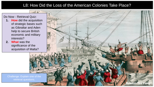 American Colonies Loss of the