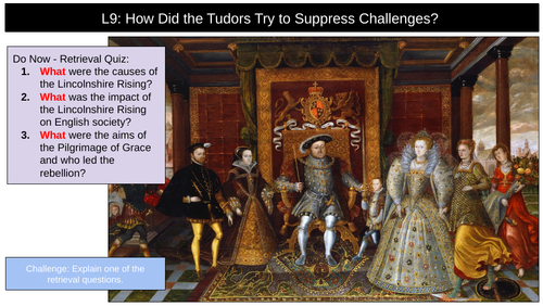 Tudors Suppress Challenges