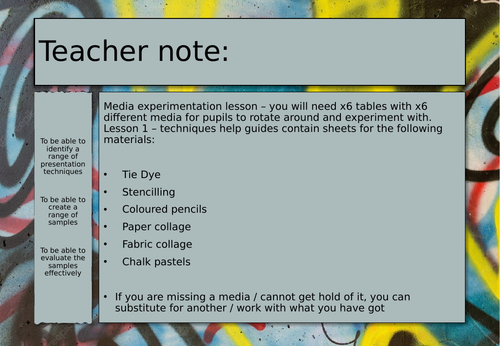 KS3 DT Street Art Fashion Illustration Project | Teaching Resources