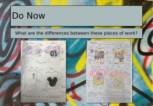KS3 DT Street Art Fashion Illustration Project | Teaching Resources
