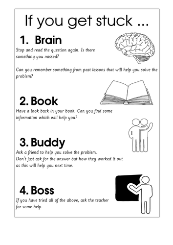 Brain Book Boss Classroom Poster | Teaching