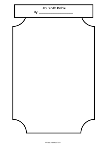 HEY DIDDLE DIDDLE NURSERY RHYME RESOURCES LETTERS AND SOUNDS PHASE 1 ...