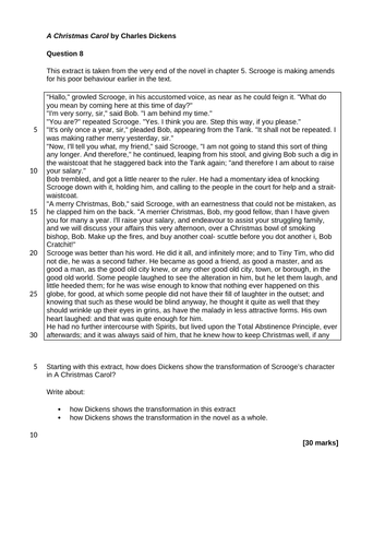 A Christmas Carol - Final Preparation for 2024 Exam | Teaching Resources