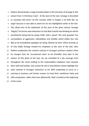 A Christmas Carol - Final Preparation UPDATED for 2025 Exam