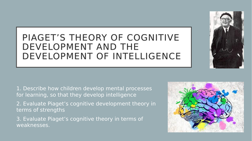 GCSE Edexcel Psychology. Topic Development Piaget and