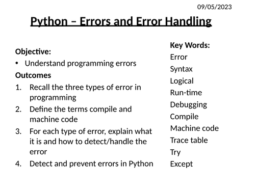 PYTHON FUNDAMENTAL - PRESENTATION PACKAGE | Teaching Resources