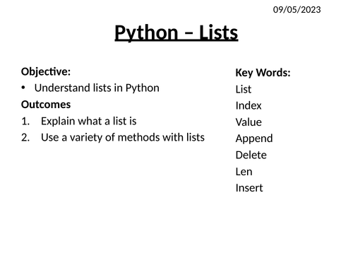 PYTHON FUNDAMENTAL - PRESENTATION PACKAGE | Teaching Resources
