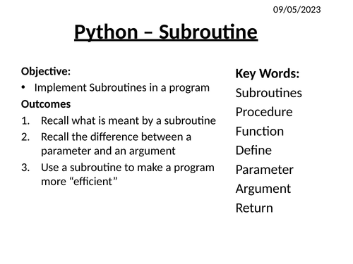 PYTHON FUNDAMENTAL - PRESENTATION PACKAGE | Teaching Resources