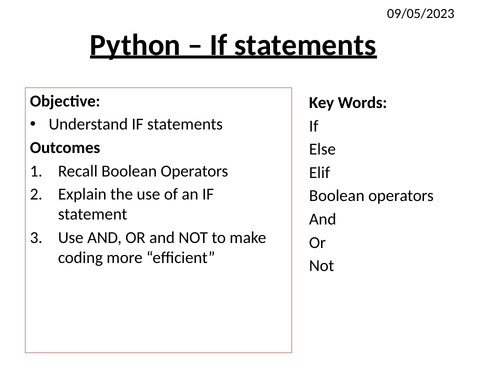 PYTHON FUNDAMENTAL - PRESENTATION PACKAGE | Teaching Resources