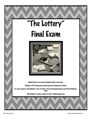 The Lottery Final Exam 91����t