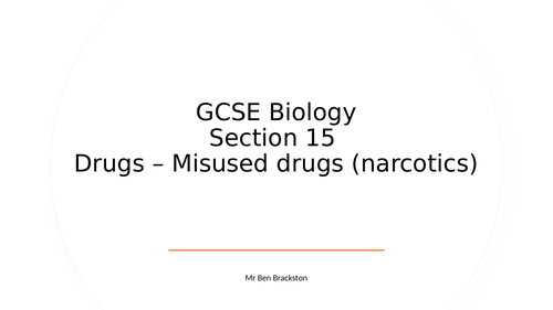 HIV and Illicit drugs GCSE Biology Teaching Resources