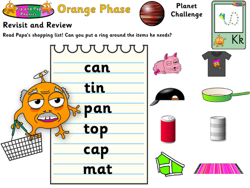 Pip and Pap Phonics /k/ | Teaching Resources