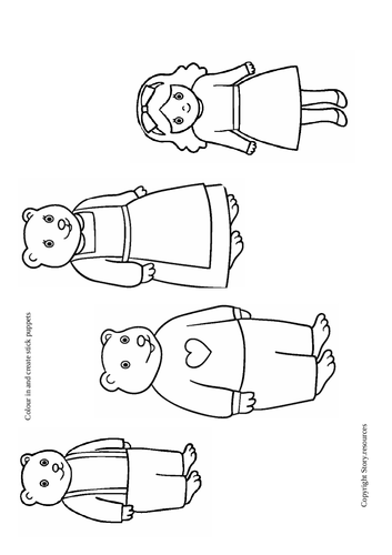 GOLDILOCKS AND THE 3 BEARS FAIRYTALE TRADITIONAL TALES EYFS KS1 STORY ...