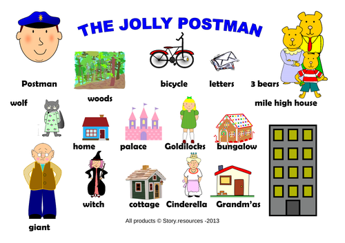 THE JOLLY POSTMAN RESOURCES STORY BOOK LITERACY EYFS KS1 | Teaching ...