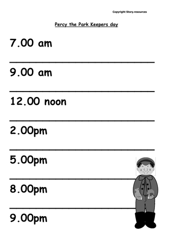 PERCY THE PARK KEEPER STORY RESOURCES MASKS LITERACY EYFS KS1 ...