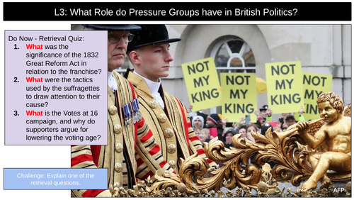Pressure Groups British Politics