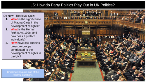 Edexcel Politics Component 1 Uk Politics Core Political Ideas Part 1 Of 2 Teaching Resources 