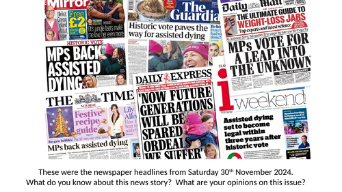 6th Form RE Euthanasia Debate