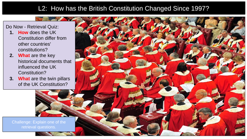 British Constitution Change
