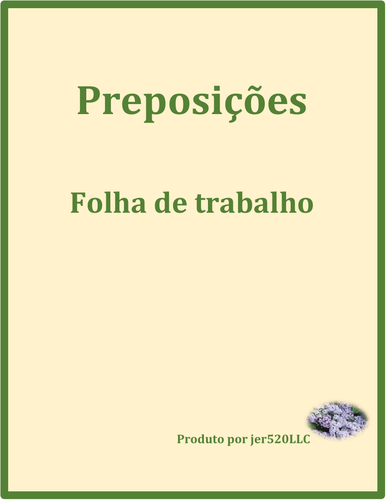 Lugares (Places in Portuguese) Prepositions Inspetor Speaking Activity