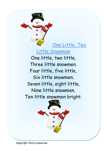 CHRISTMAS RHYMES SONGS RESOURCES KS1 EYFS | Teaching Resources