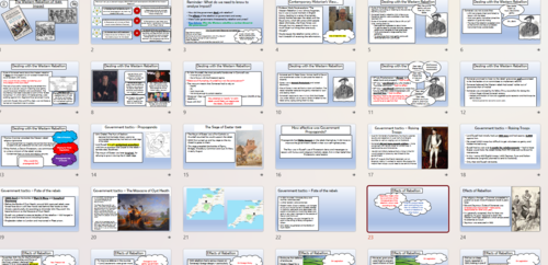 Western Rebellion 1549 Impact | Teaching Resources