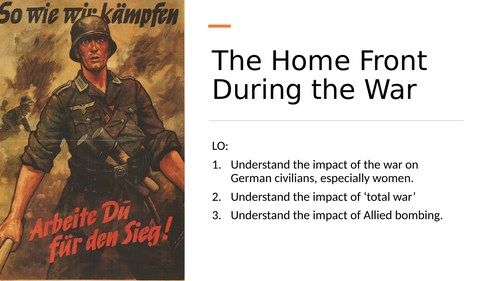 12. The Home Front During the War | Teaching Resources