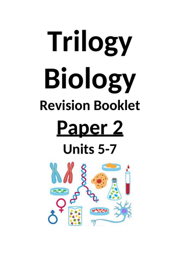 AQA Biology Paper 2 Revision Booklet- Combined