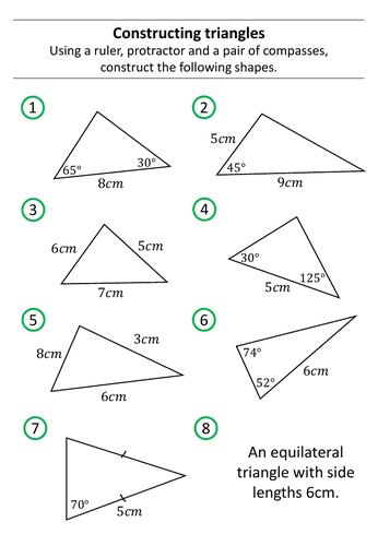 Constructing Triangles 