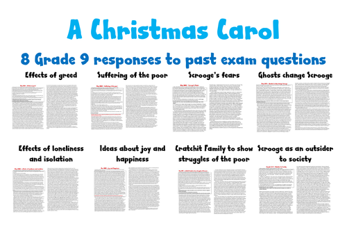 A Christmas Carol Grade 9