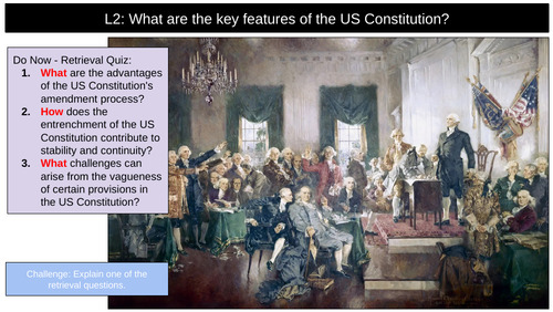 US Constitution key features