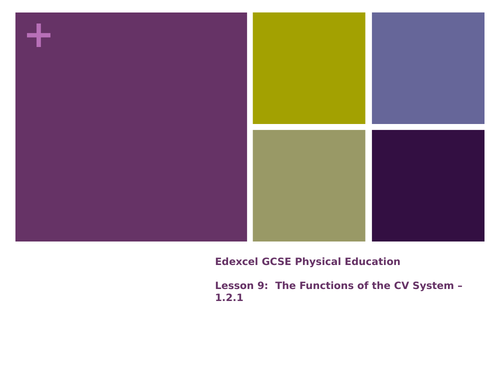 CV System - Lesson 9, 10, 11