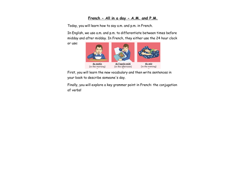 uks2-french-am-and-pm-in-french-teaching-resources