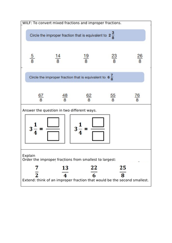 NCTEM Fractions, Decimals and Percentages Unit Year 6 | Teaching Resources