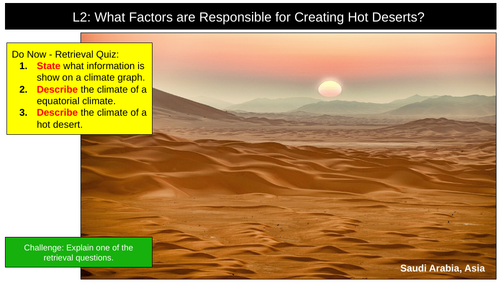 Hot Desert Causes