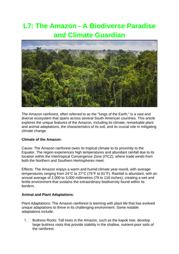 case study climate biomes and equidae answers